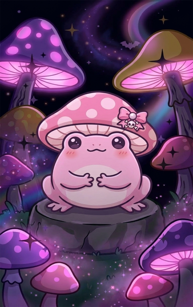 October 10 Flora, The Mushroom Toad Front Artwork