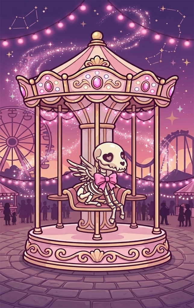 October 26 Giselle, The Skeletal Carousel Front Artwork