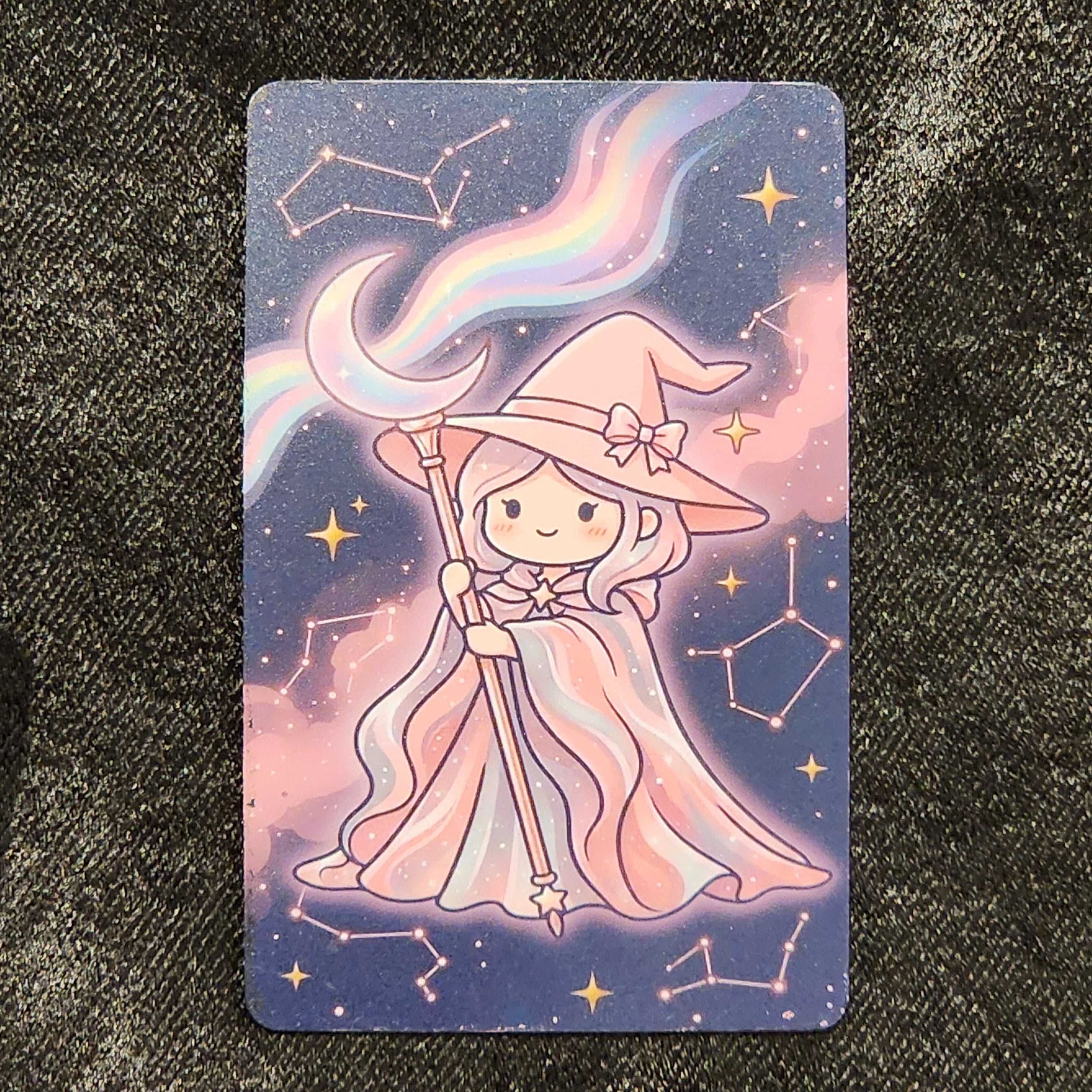 Tap Greeting Card NFC Video Pinkoween Selene, The High Sorceress (OCTOBER 29 OF 31) Real Card Front Photo